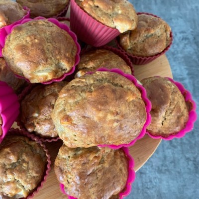 Muffins bananes et&nbsp;pommes