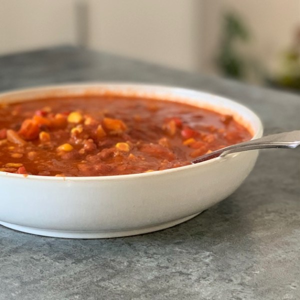 Chili végé les 2 doigts dans le&nbsp;nez