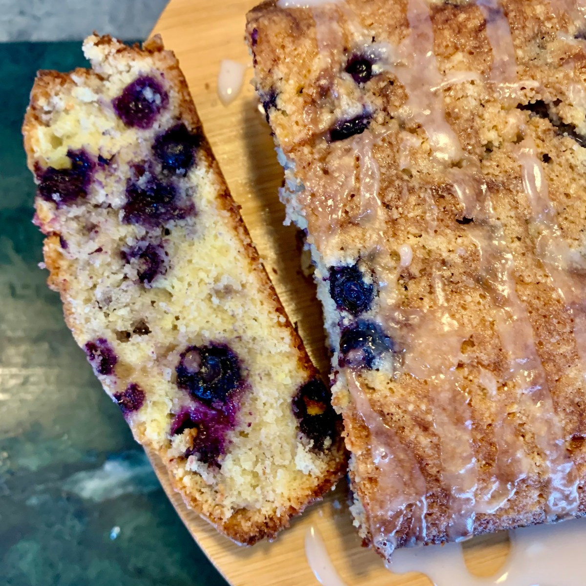 Pain citronné aux&nbsp;bleuets