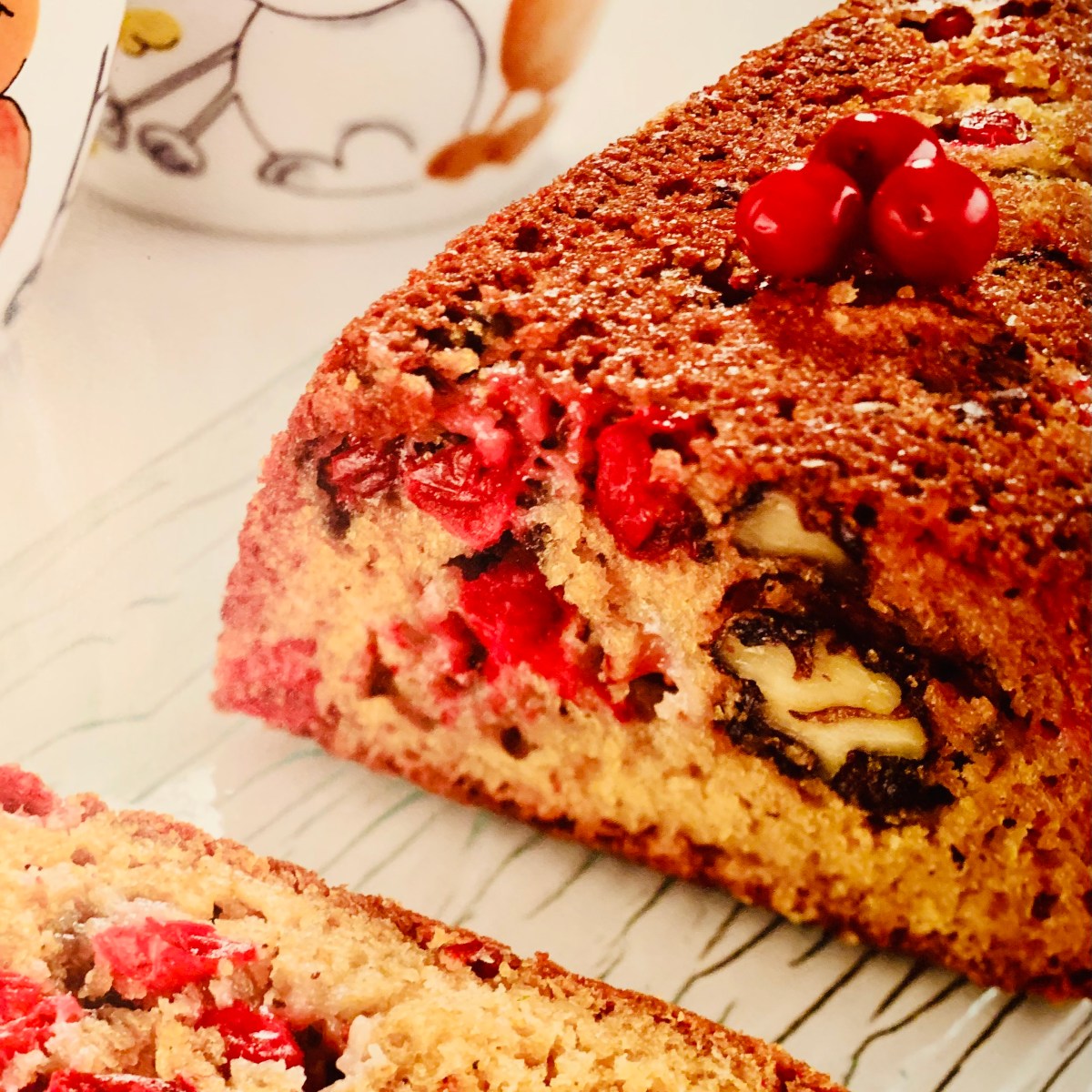 Pain poire et&nbsp;canneberge